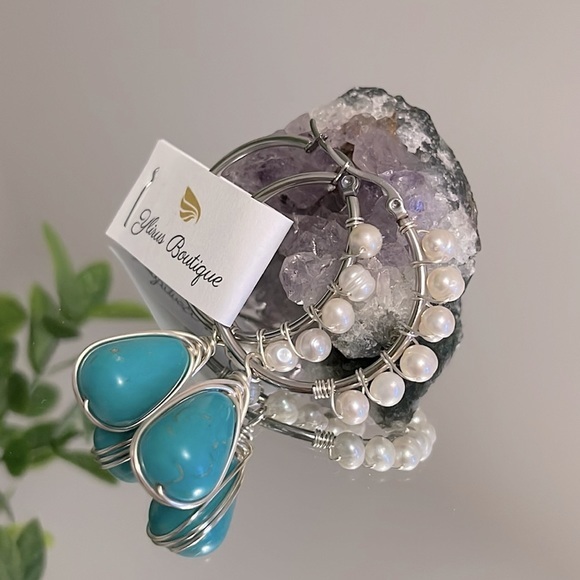 ✨Pearl Earrings (Stainless Steel ) - Picture 1 of 8